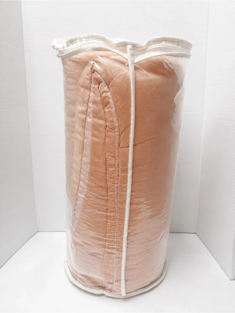 Ocm Twin XL Gauze Comforter in Peach